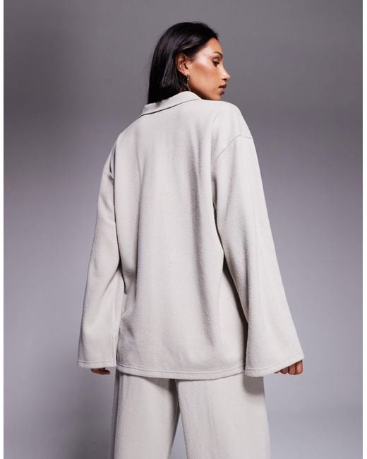 Kaiia Gray – exklusives, geripptes oberteil mit hohem baumwollanteil