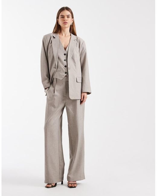 ONLY Brown Oversized Tailored Blazer Co-Ord