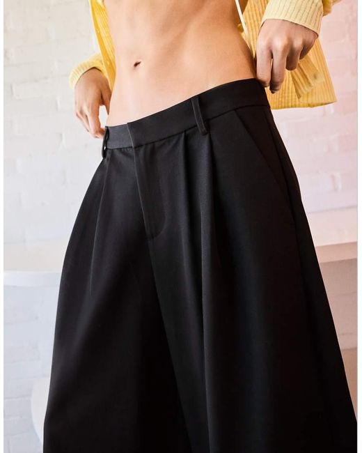 Bershka Yellow Sarouel Trousers