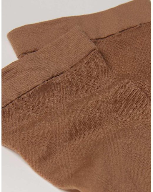 Calzedonia Natural Diamond-Patterned Socks