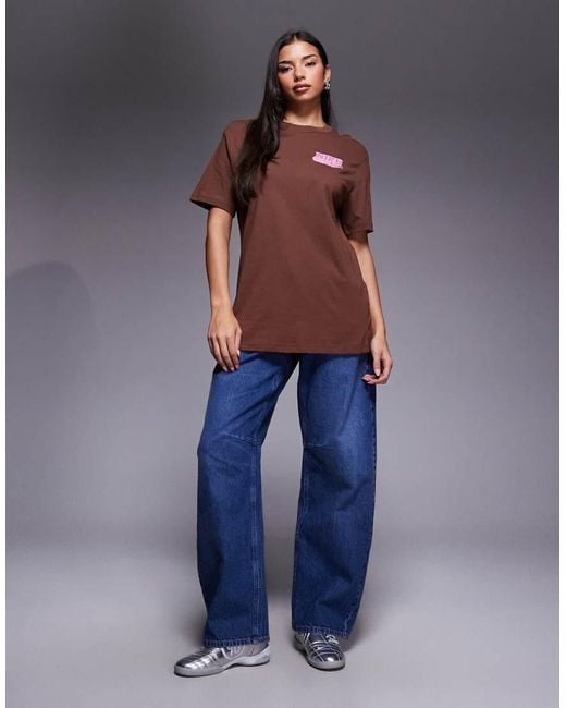 Nike Red Oversized T-shirt With Back Graphic