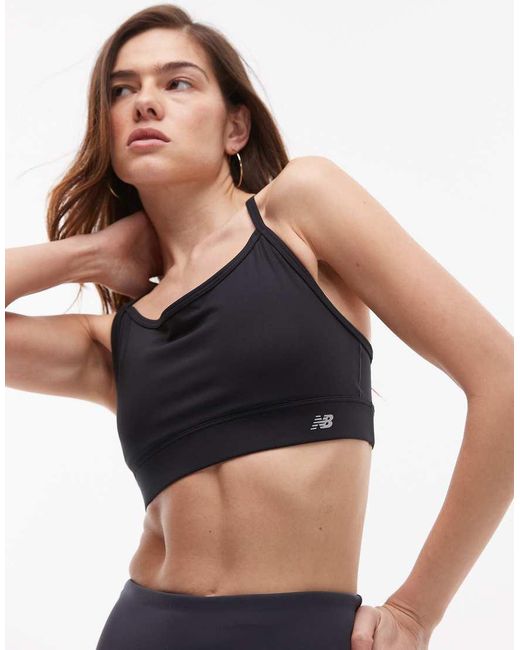 New Balance Black Essential Sports Bra