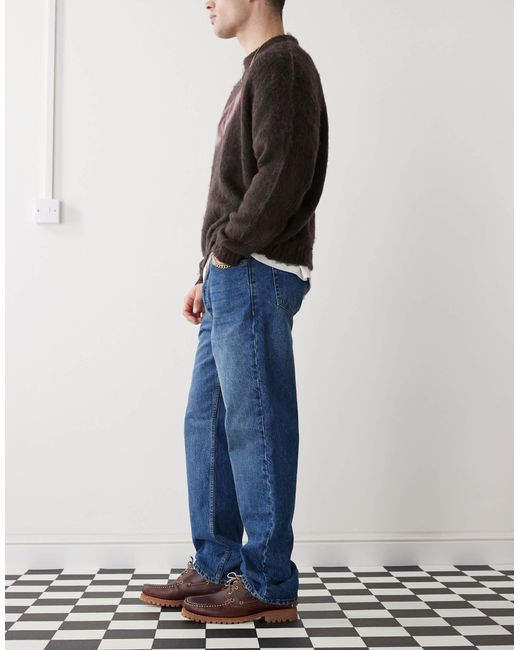 Dash - jean droit coupe classique à délavage foncé effet usé Dr. Denim pour homme en coloris Black