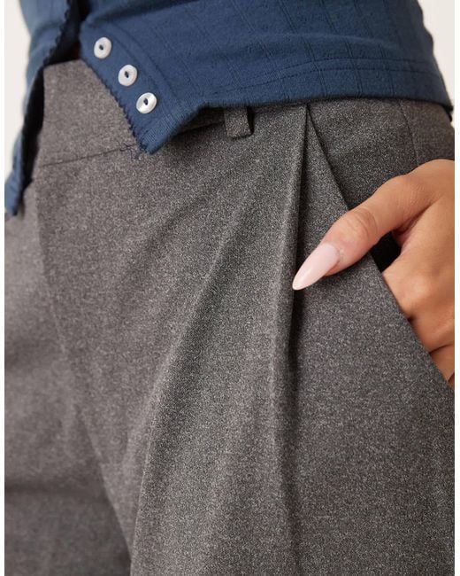 Jdy Blue Wide Leg Tailored Trousers