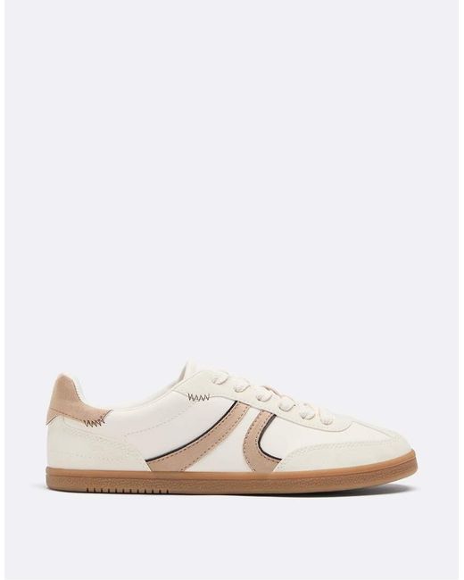 Stradivarius White S011 Basic Retro Trainers