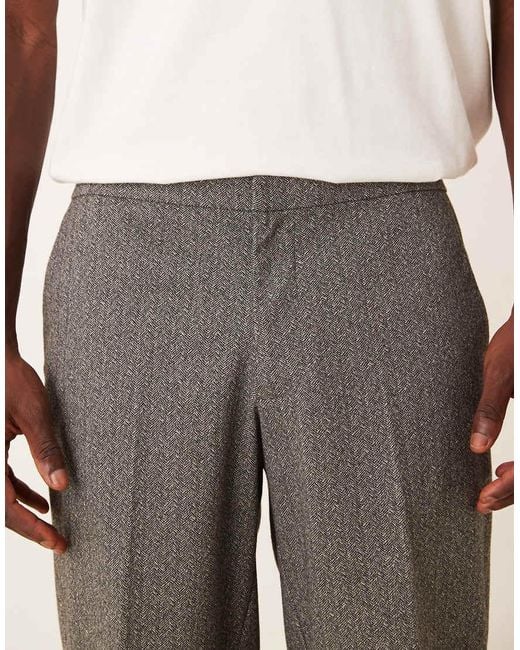 ASOS Natural Smart Straight Pants for men