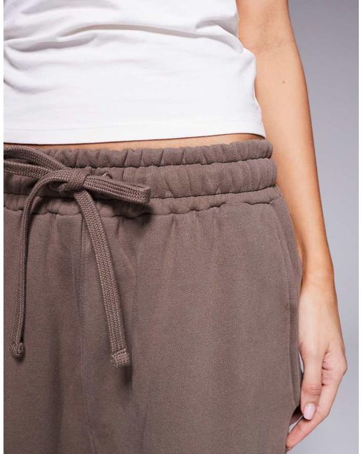 Good For Nothing Ruimvallende Joggingbroek Met Rechte Pijpen En Logo in het Natural