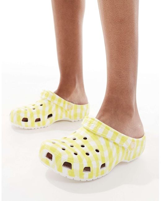 CROCSTM Metallic Classic Gingham Clogs