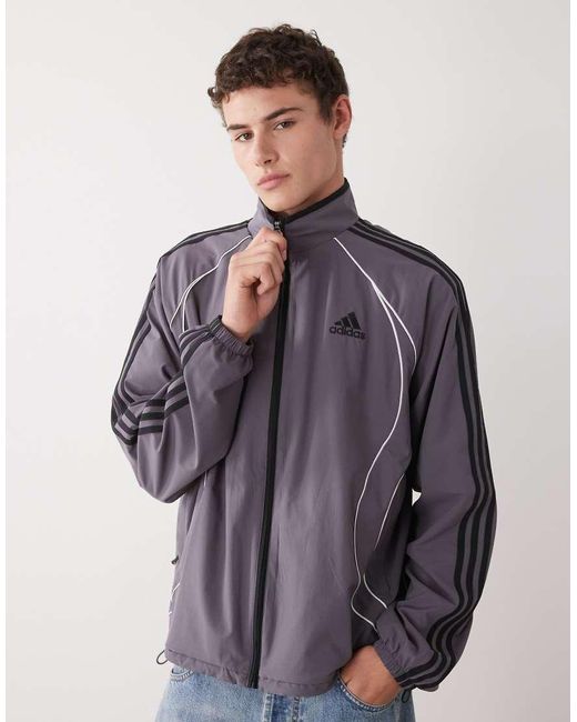 Adidas Originals Gray Teamgeist Track Top for men