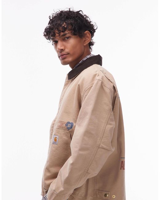 Carhartt – og arcan – jacke in Natural für Herren