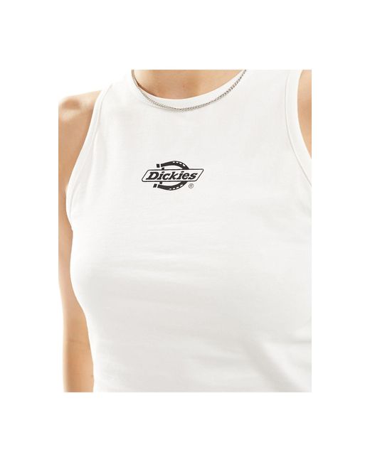 Dickies White Powers Central Logo Vest