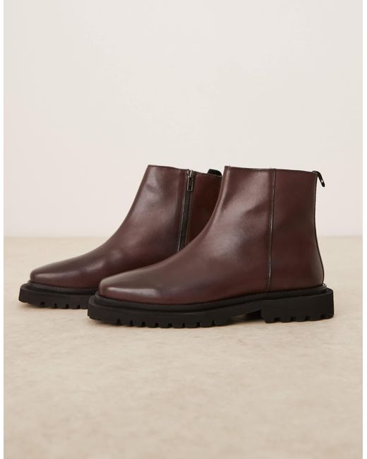 ASOS Blue Chelsea Boots for men