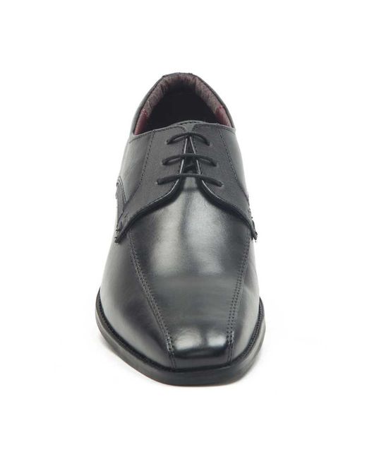 Thomas Crick Black 'Hutton' Formal Shoes Premium Quality Leather Derby Shoe for men