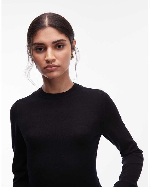 & Other Stories Blue Slim Fit Pure Merino Wool Jumper