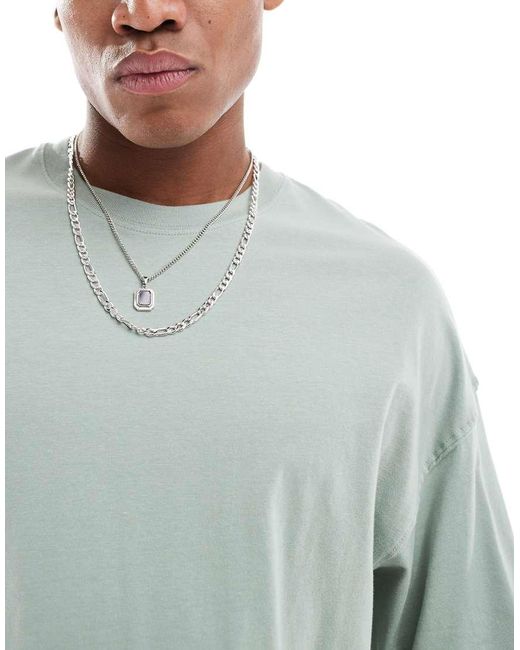 Jack & Jones Gray Super Oversized T-shirt for men