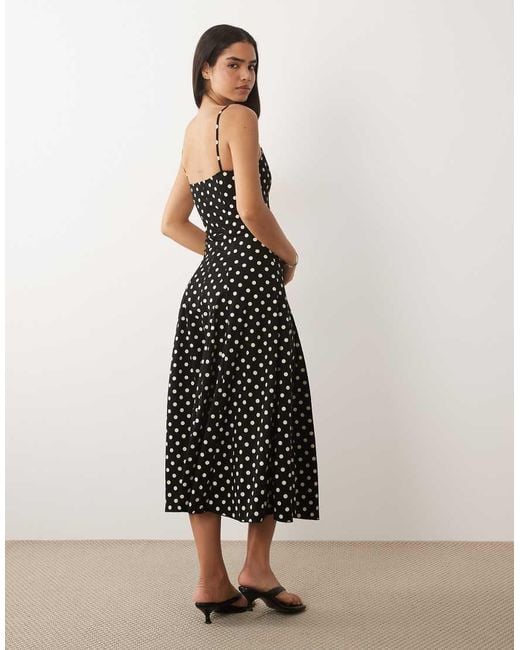 Mango Black Strappy Maxi Dress