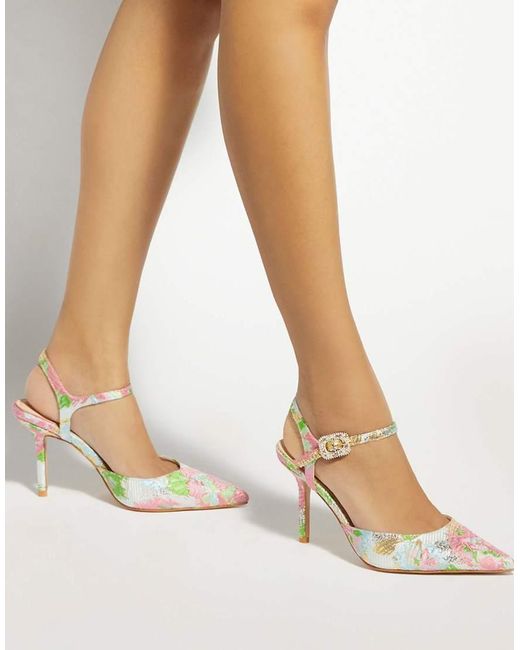 Dune Metallic Channel Court Shoes