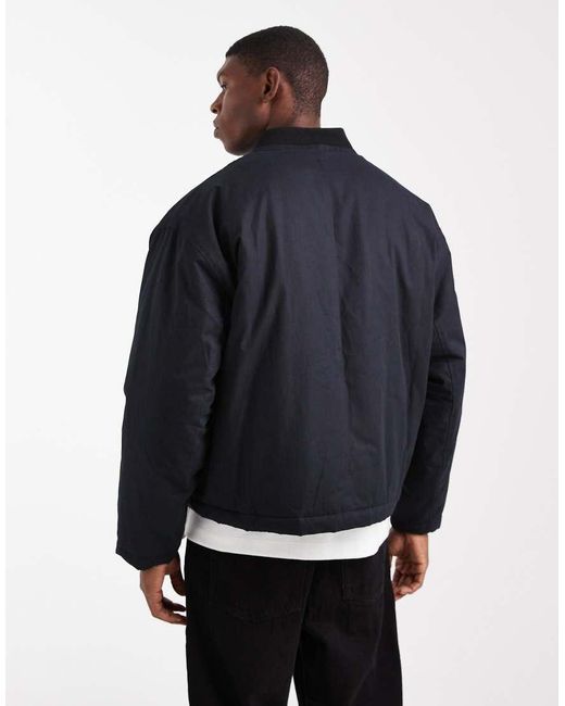 ASOS Blue Oversized Coach Jacket for men