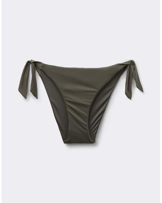 Tezenis Gray Timeless Look Tie Side Bikini Bottoms