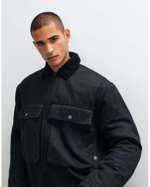 Giacca Utility Barn Nera di Weekday in Blue da Uomo