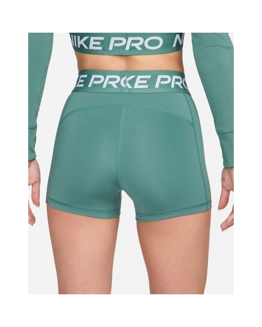 Nike Green Nike Pro Training Dri-fit 3-inch Shorts