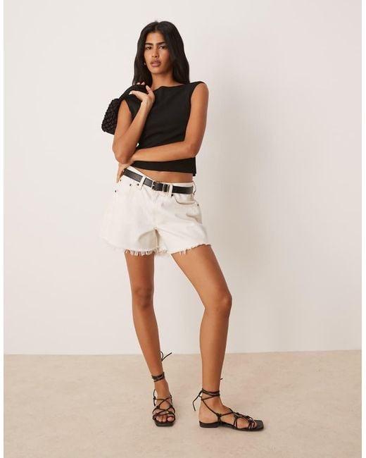 Mango Black Sculpt Backless Tee With Cap Sleeve