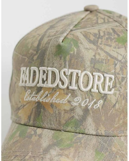 Faded Store Natural Established 5-panel Cap for men