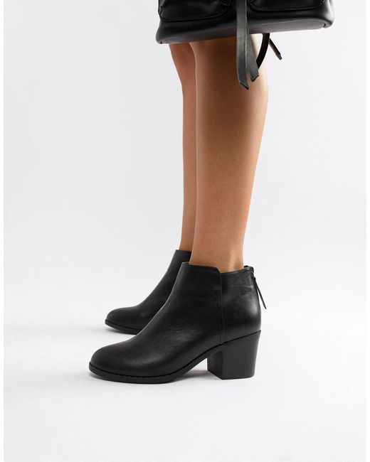 office black ankle boots