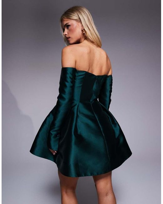 Forever New Black Structured Mini Dress