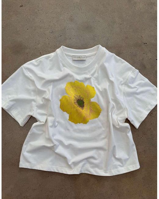 Never Fully Dressed White Cotton T-shirt