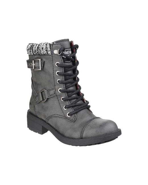 Rocket Dog Gray Thunder Galaxy Biker Boot