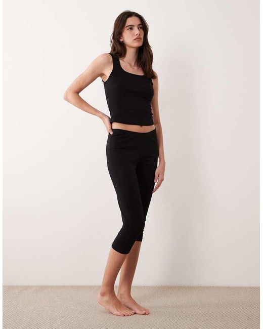 ASOS Natural Mix & Match Capri Pyjama Trousers