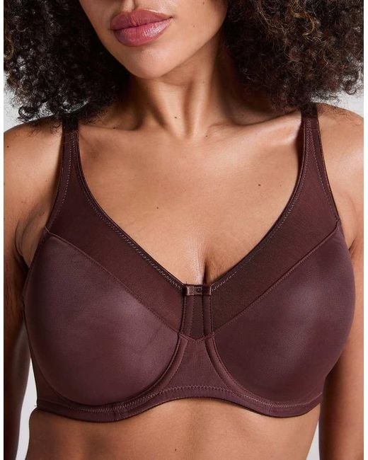 Hunkemöller Brown Nina Non-Padded Underwired Minimizer Bra
