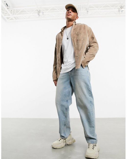 Jeans larghi lavaggio vintage slavatoASOS in Denim da Uomo colore Blu | Lyst