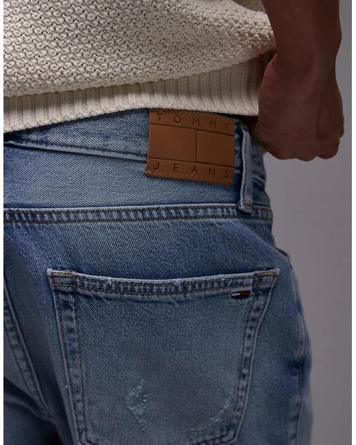 Tommy Hilfiger – ryan – jeans-shorts in Gray für Herren