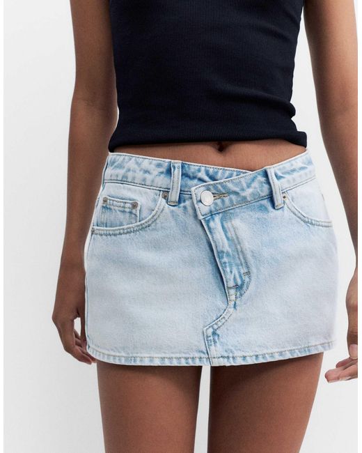 Pull&Bear Blue – jeans-skort
