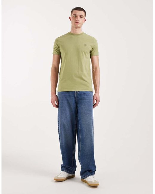 Timberland Green Dunstan River Short-Sleeve T-Shirt for men