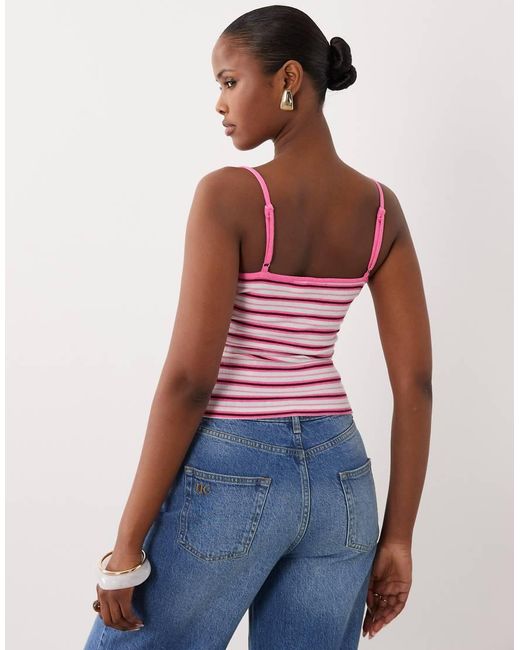 Gina Tricot Red Soft Tank Top