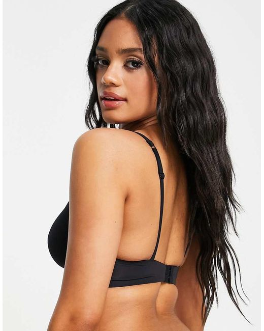 DORINA Black Fili Nylon Blend Wireless T-shirt Bra