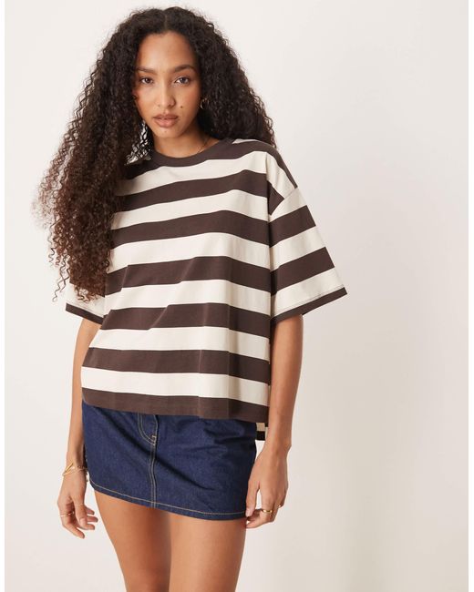 ASOS Blue Oversized Split Side Tee