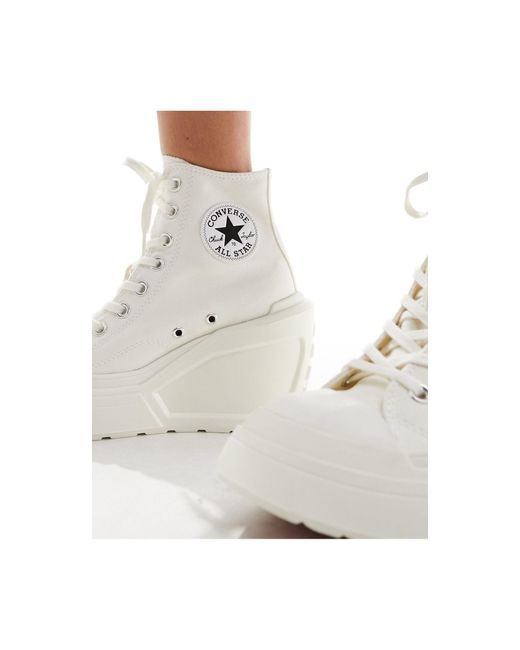 Converse White Chuck 70 De Luxe Wedge Sneakers