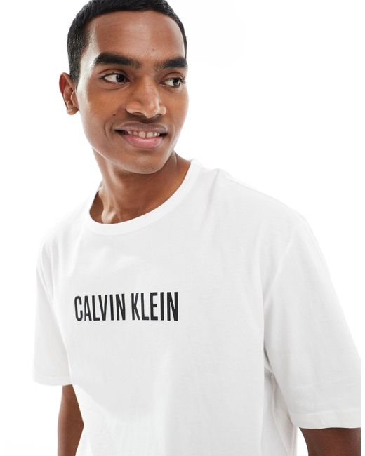 Calvin Klein White Intense Power Lounge T-shirt for men