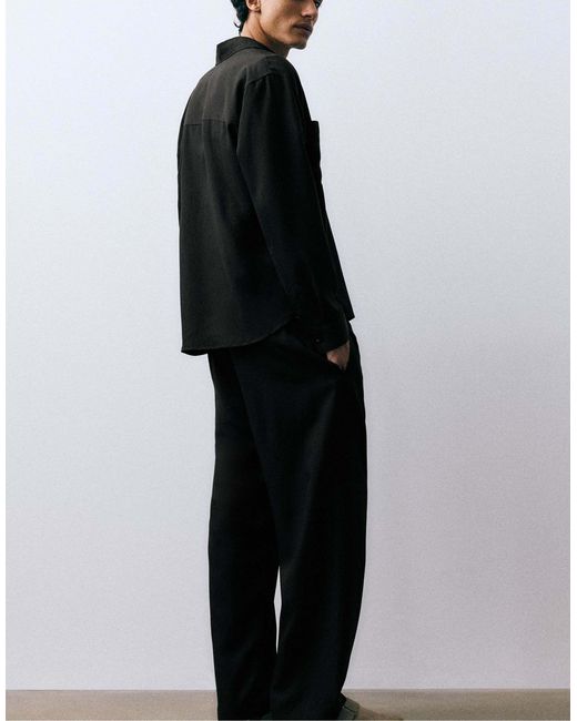 Pantalon Pull&Bear pour homme en coloris Black
