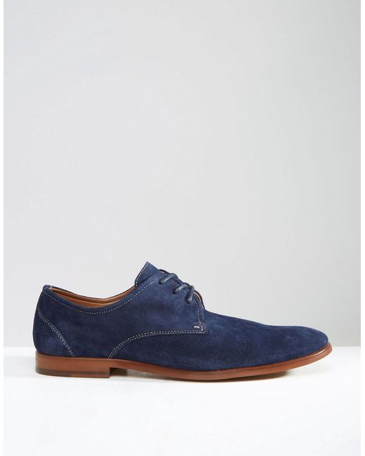 Aldo Ldo Berg Suede Derby Shoes in Blue for Men Lyst