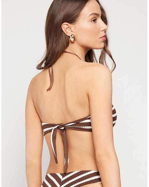 Tezenis Natural Desert Stripes Bikini Top