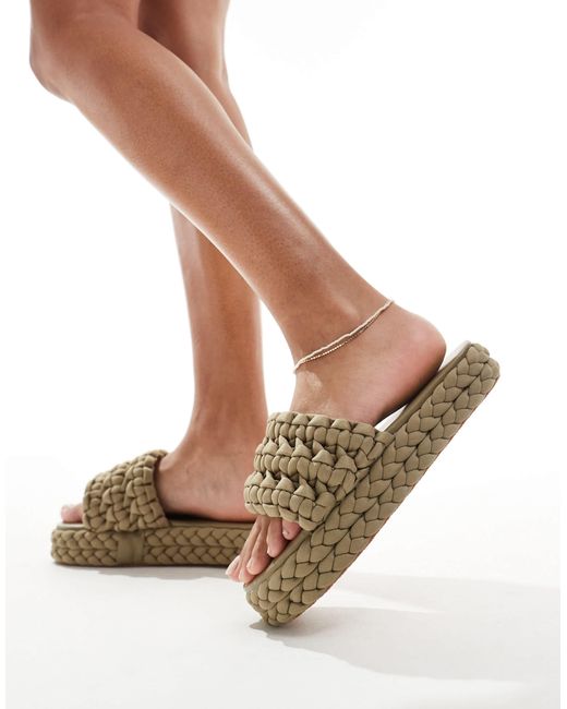 Public Desire Natural – hattie – flache gewebe-slider