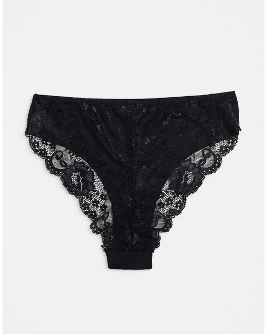 Vero Moda Black – 3er-pack slips aus spitze