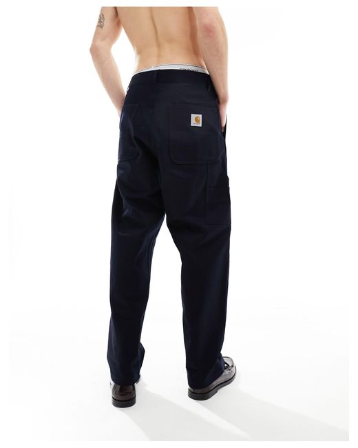 Carhartt Gray Midland Relaxed Straight Trousers for men