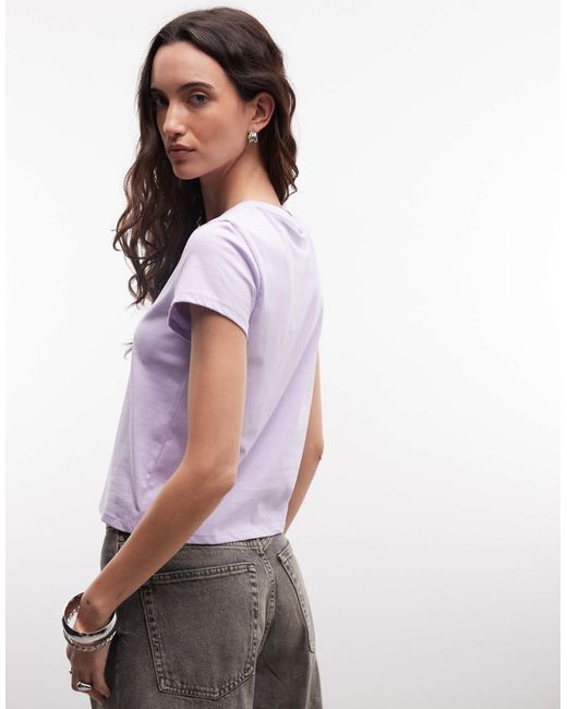 Monki Purple T-shirt
