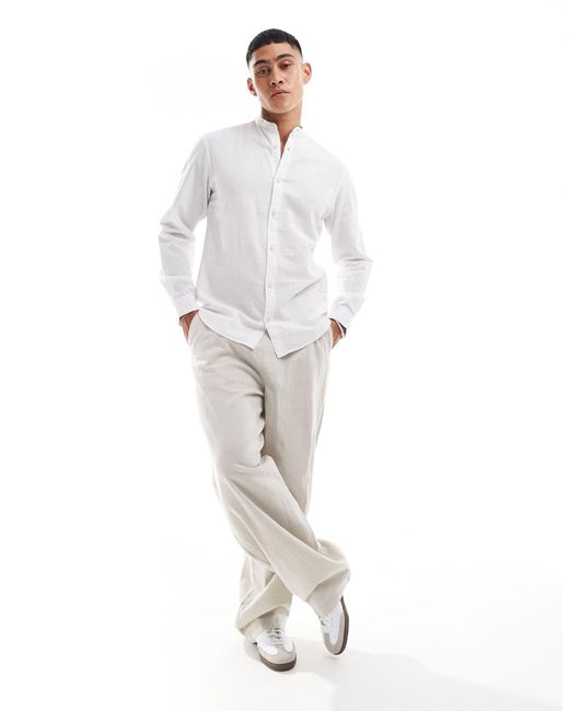 Premium - camicia di Jack & Jones in White da Uomo